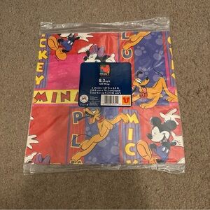 VNTG Cleo Flat Gift Wrap-NIP Mickey Unlimited -Disney